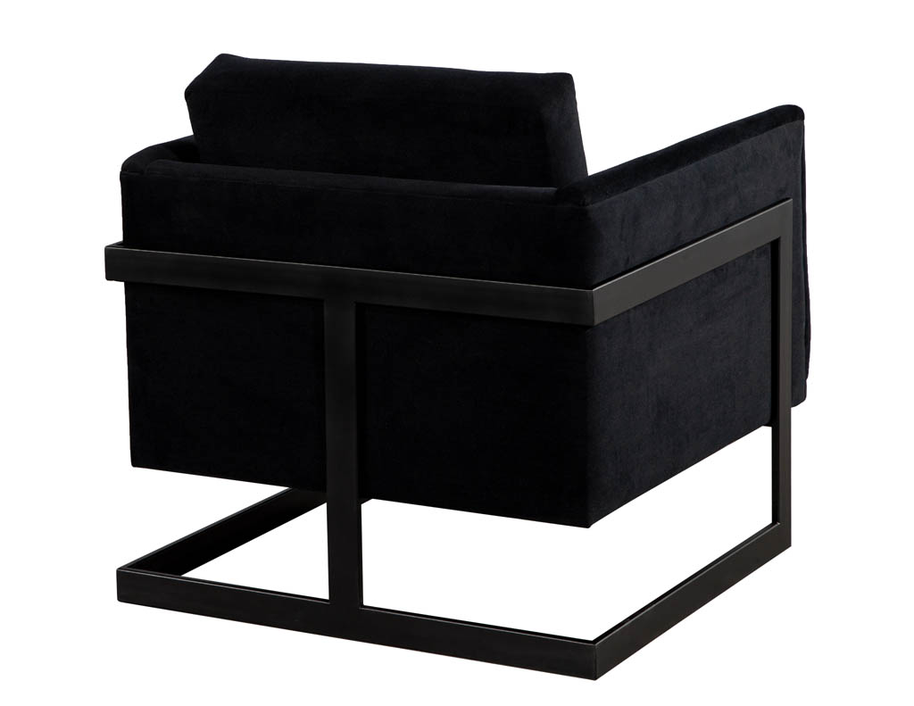 LR-3430-Pair-Custom-Black-Velvet-Lounge-Chairs-Black-Metal-006