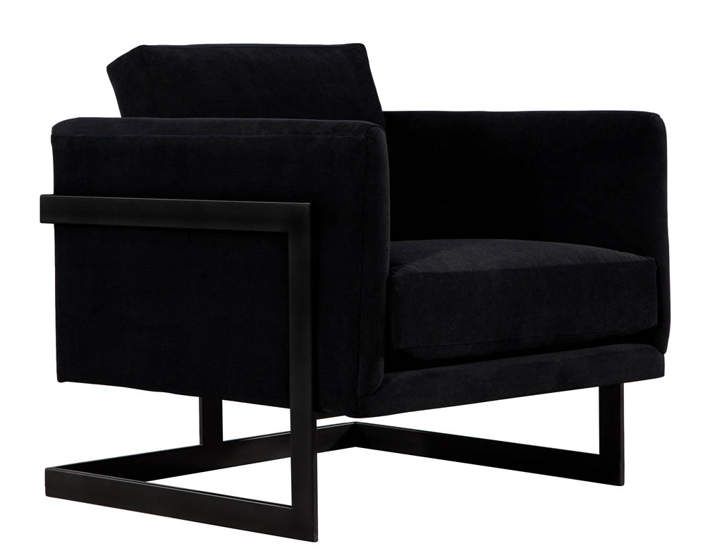 LR-3430-Pair-Custom-Black-Velvet-Lounge-Chairs-Black-Metal-009
