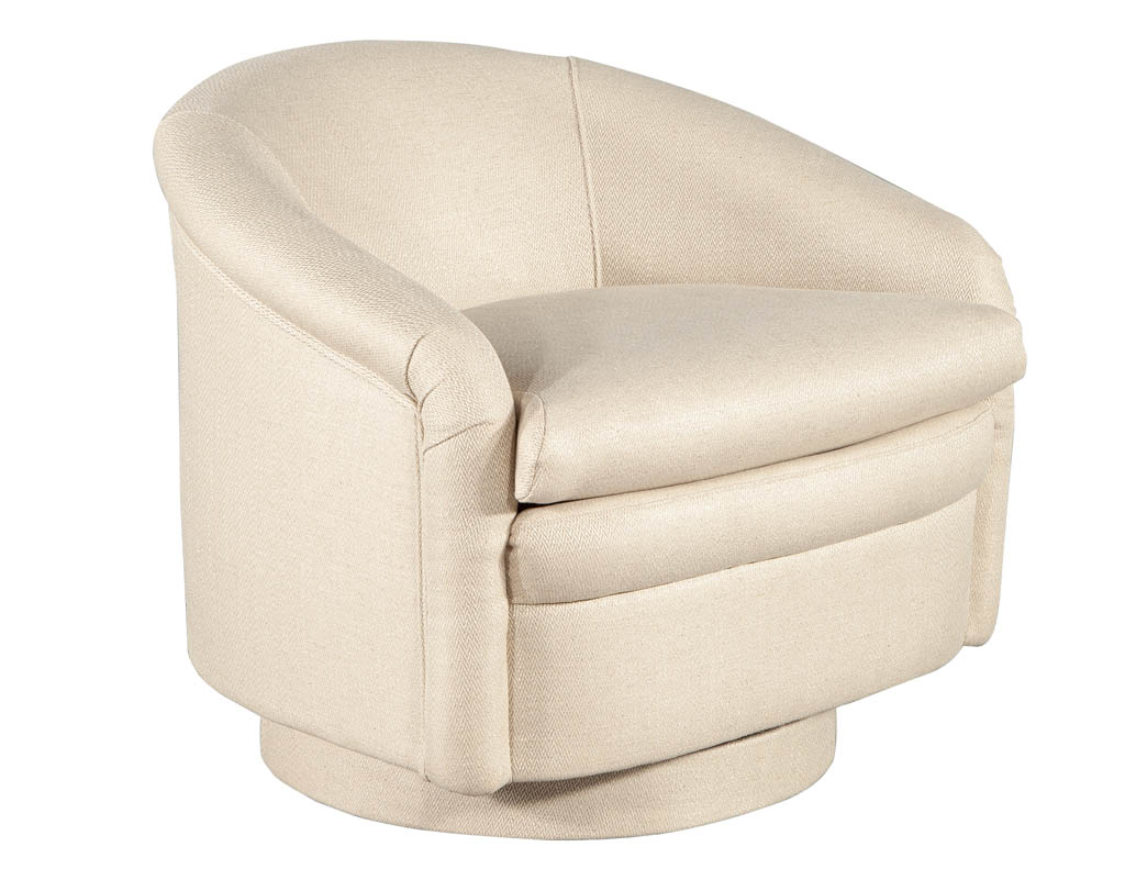 LR-3439-Mid-Century-Modern-Fully-Upholstered-Swivel-Lounge-Chair-Cream-Linen-001