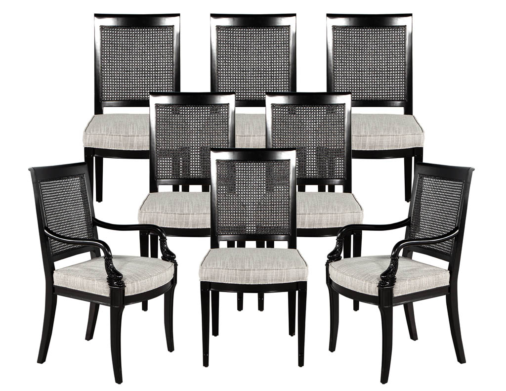 DC-5185-Set-8-Black-Lacquered-Cane-Back-Dining-Chairs-001
