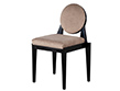 Set of 10 Custom Round Back Modern Dining Chairs Arrondi Chairs