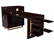 Art Deco Macassar Executive Desk