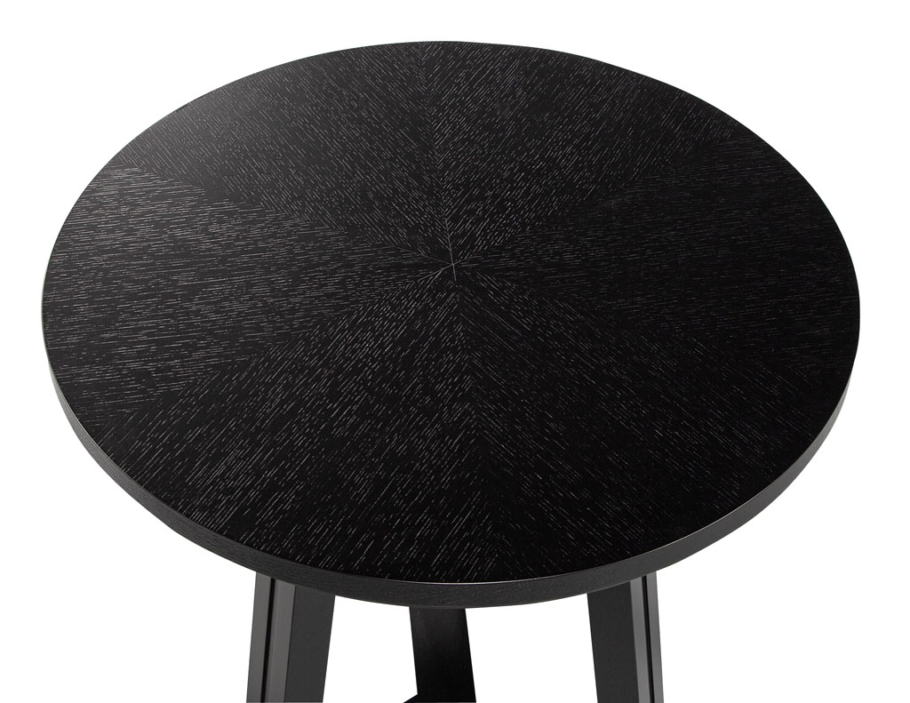 CE-3466-Round-Oak-Side-Table-Black-0010