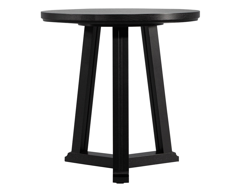 CE-3466-Round-Oak-Side-Table-Black-003