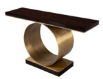 CE-3472-Custom-Modern-Console-Table-Round-Brass-Pedestal-0022