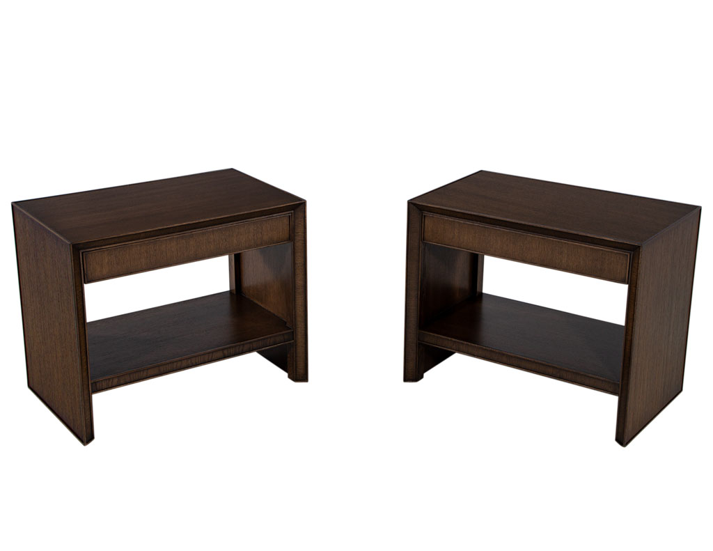 CE-3474-Pair-Modern-Oak-Nightstands-Tables-Dark-Walnut-001