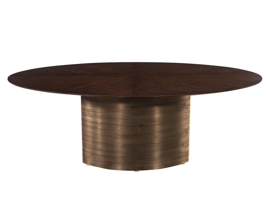 DS-5218-Modern-Oval-Oak-Dining-Table-Curved-Metal-Pedestals-002