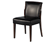 Set of 10 Art Deco Inspired Leather Dining Chairs