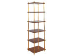 C-3117-Etagere-Bookcase-Walnut-Metal-001