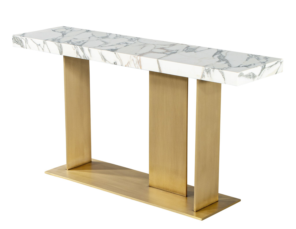 CE-3483-Custom-Modern-Marble-Top-Console-Table-Brass-003