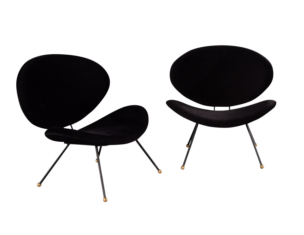LR-3474-Pair-Italian-Modern-Black-Velvet-Lounge-Chairs-002