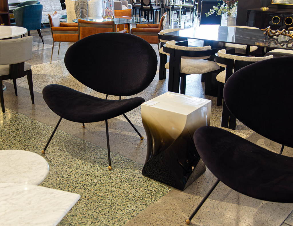 LR-3474-Pair-Italian-Modern-Black-Velvet-Lounge-Chairs-0020