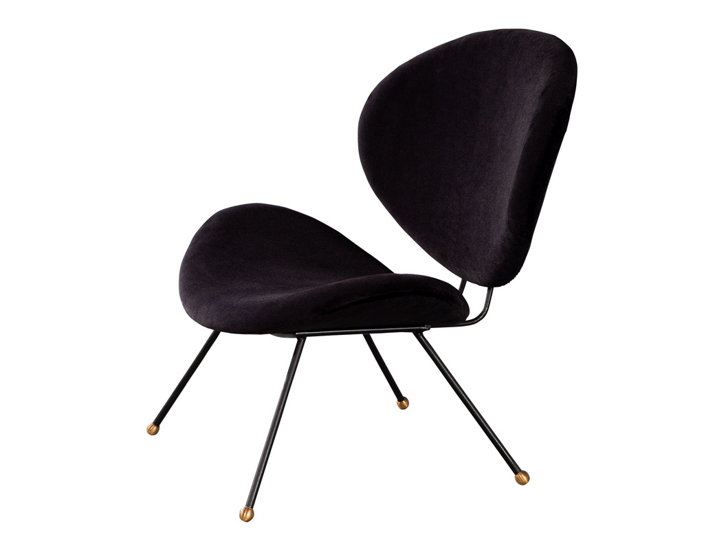 LR-3474-Pair-Italian-Modern-Black-Velvet-Lounge-Chairs-007