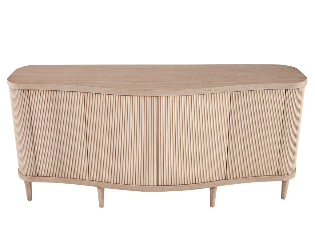 B-2069-Bleached-Washed-Fluted-Tambour-Front-Sideboard-Credenza-0001