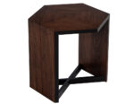 CE-3500-Modern-Hexagon-Walnut-Accent-Table-001