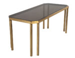 CE-3504-Vintage-Brass-Smoked-Glass-Console-Table-003