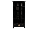 C-3124-Black-Lacquered-Bookcase-Display-Cabinet-002