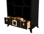 C-3124-Black-Lacquered-Bookcase-Display-Cabinet-008