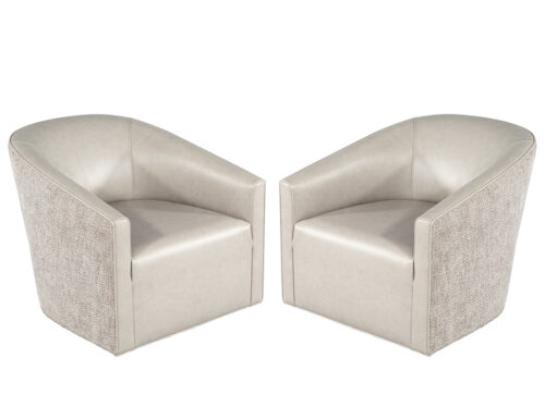 Custom Modern Swivel Lounge Chairs – Piers by Carrocel