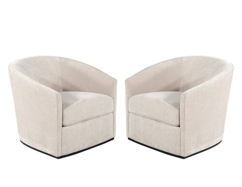 Custom Modern Swivel Lounge Chairs – Sinclair by Carrocel
