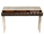 CE-3530-Modern-Waterfall-Console-Faux-Leather-0010