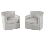 LR-3500-Pair-Modern-Swivel-Lounge-Chairs-Textured-Grey-Fabric-002