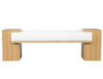 LR-3504-Custom-Modern-Natural-Oak-Bench-White-Boucle-0010