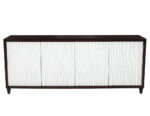 B-2106-Modern-Credenza-Cabinet-Textured-Wave-Front-001