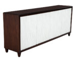 B-2106-Modern-Credenza-Cabinet-Textured-Wave-Front-003