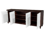 B-2106-Modern-Credenza-Cabinet-Textured-Wave-Front-005