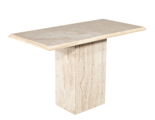 Vintage Italian Travertine Console Table 1970’s