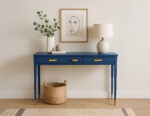 CE-3554-Modern-Indigo-Console-Table-Brass-Accents-0014