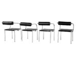 DC-5220-Set-of-4-Vintage-Modern-Black-Leather-Metal-Chairs-004