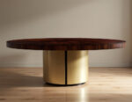 DS-5247-Custom-Modern-Round-Dining-Table-Sunburst-Brass-Base-0010