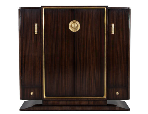 Art Deco Wardrobe Armoire Cabinet France 1940's