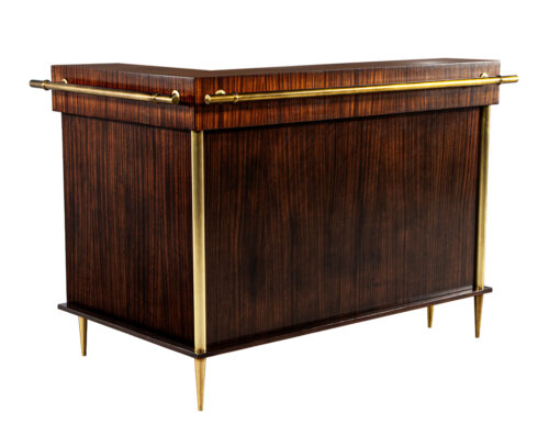 Exceptional Art Deco Bar Cabinet by Jules Leleu Circa 1940's France