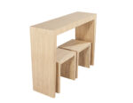 CE-3555-Modern-Natural-Walnut-Console-Set-with-Stools-004