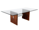 DS-5250-Mid-Century-Modern-Walnut-Glass-Top-Dining-Table-1970-002