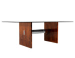DS-5250-Mid-Century-Modern-Walnut-Glass-Top-Dining-Table-1970-009