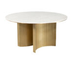 DS-5251-Modern-Round-Travertine-Brass-Dining-Table-001