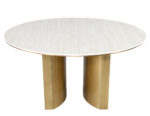DS-5251-Modern-Round-Travertine-Brass-Dining-Table-003