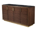 B-2109-Carrocel-Cassara-Custom-Modern-Macassar-Marble-Top-Credenza-001
