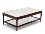 CE-3568-Italian-White-Marble-Walnut-Coffee-Table-001