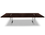 DS-5249-Custom-Modern-Walnut-Dining-Table-Stainless-Steel-Legs-001