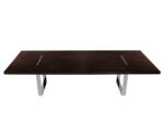 DS-5249-Custom-Modern-Walnut-Dining-Table-Stainless-Steel-Legs-002