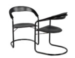 LR-3516-Pair-Post-Modern-Arrben-Italy-Canasta-Arm-Chairs-Black-Leather-0017