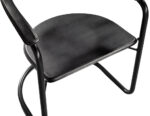 LR-3516-Pair-Post-Modern-Arrben-Italy-Canasta-Arm-Chairs-Black-Leather-009