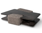 CE-3575-Modern-Walnut-Sculptural-Coffee-Table-with-Ottomans-001