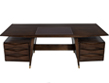 Custom Modern Walnut Executive Desk by Carrocel