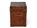LA-8209-Pair-Vintage-Leather-Campaign-Steamer-Trunk-Storage-Accent-Tables-0013